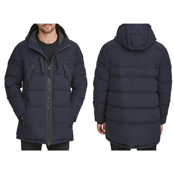 NWT Marc New York Size L Holden Water Resistant Down&Feather Fill Quilted Coat - Picture 2 of 13